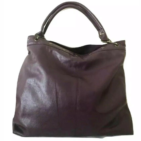 Fashion Purse Purple Sloughy Tote - Picture 2 of 3